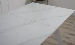 Стіл обідній Prestol Браво розкладний 140/180x85x76 см білий - мініатюра 7