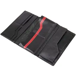 Чоловіче шкіряне портмоне GRANDE PELLE 10х19,5х2,5 см acs0022430 - мініатюра 3