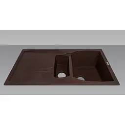 Кухонна мийка Adamant New Line Plus 975x495x235 коричневий 518223, Коричневий - мініатюра 2