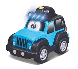 Автомодель Bb Junior Jeep Wrangler зі світловими та звуковими ефектами блакитний (16-81202) - мініатюра 3
