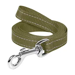 Повідець для собак Dog Extreme з нейлону Ш 20 мм Д 200 см хакі (046331)