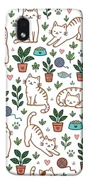TPU чохол Demsky Cats pattern для Samsung Galaxy M01 Core / A01 Core