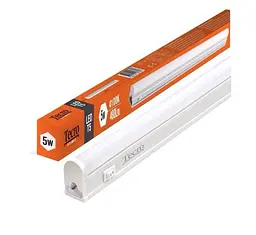 Світильник LED, Tecro T5, 5W, 4100K, білий, 480Lm, 300?, IP65, довжина 300мм (TL-T5-5W-4.1K)