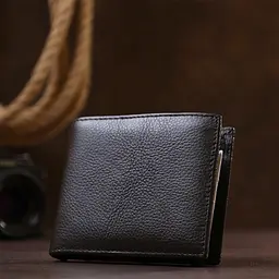 Чоловіче шкіряне портмоне Vintage 12х10х2 см acs0022433 - мініатюра 6