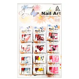 Нігті накладні кольорові K·Nail Art Nail упаковка 12 шт. №4