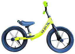 Велобіг Corso Spin-X, сталева рама, колесо 14", надувні колеса, підніжка, підставка для ніг, дзвоник PX-605-82