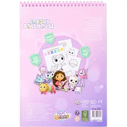 Розмальовка Gabby's Dollhouse водна 24 аркуші (GD24355) - мініатюра 3