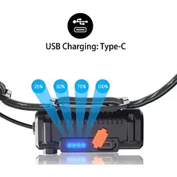 Налобний ліхтар Bailong BL-W678-2-P50+COB LED акумуляторний універсальний для риболовлі - мініатюра 2