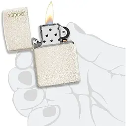 Запальничка Zippo Reg Mercury Glass Matte Logo - мініатюра 2