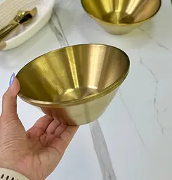 Салатник Olens Золота радість 102-1301 23 см 1500 мл золотистий - мініатюра 2
