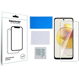 Захисне скло BeCover для Motorola Moto G73 3D Crystal Clear Glass (709738) - мініатюра 2