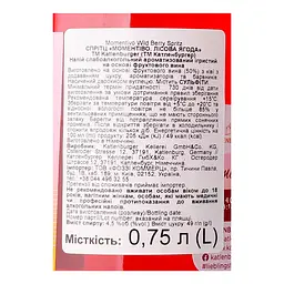 Напій винний Katlenburger Momentivo Wild Berry Spritz 4.5% 0.75 л - мініатюра 4
