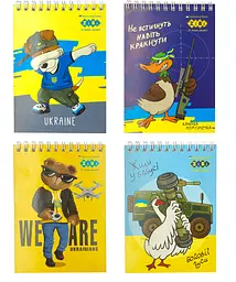 Блокнот на пружині зверху Patriot Spirit KIDS Line, А6, 40 аркушів, картонна обкладинка (В асортименті) - мініатюра 2