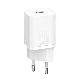 Мережевий зарядний пристрій Baseus 20W Super PD Charger + Cable USB-C to Lightning White (TZCCSUP-B02) [66717] - мініатюра 4