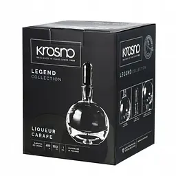 Графин для віскі Krosno Legend, скло, 600 мл (792668) - мініатюра 3