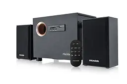 Акустична система 2.1 Microlab M-105R, 10Вт (ДУ, FM), чорна (M-105R)