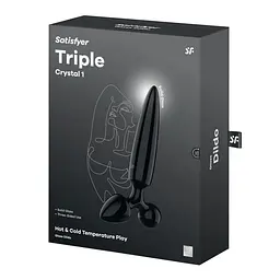 Тристоронній скляний дилдо Satisfyer Triple Crystal 1 - мініатюра 6