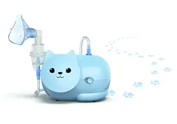 Інгалятор (небулайзер) Omron Nami Cat (NE-C303K-KDE) для дітей компресорний - мініатюра 3
