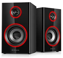 Компьютерные колонки 2.0 REAL-EL RS415 20Вт RGB Bluetooth Black - мініатюра 4