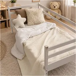Плед дитячий MirSon Pure Waffle White 110х140 см (2200013891857) - мініатюра 7