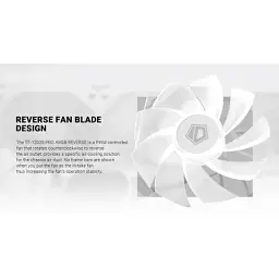 Кулер до корпусу ID-Cooling TF-12025-PRO ARGB REVERSE WHITE - миниатюра 10