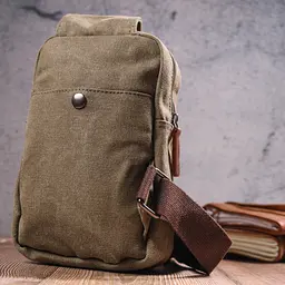 Сумка чоловіча через плече із щільного текстилю 15х22х6 см Vintage 15х22х6 см sum0021426 - мініатюра 8