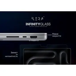 Захисне скло iLera Incognito Glass для MacBook Air 13 2022-2025 (iLIGLMC5) [169183] - мініатюра 3