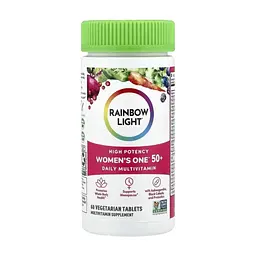 Вітамінно-мінеральний комплекс Rainbow Light Мультивітаміни для жінок 50+, Women's One 50+, High Potency, 60 таблеві (RLT-20422) - мініатюра 3