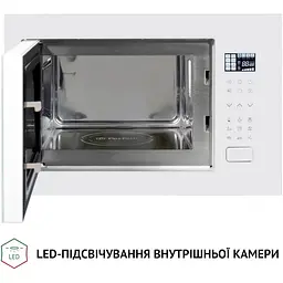 Вбудована мікрохвильова піч Perfelli BM 255S GLW - мініатюра 5