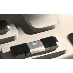 USB флеш накопичувач Silicon Power USB 64G SILICON POWER usb3.2+TypeC Mobile C51 (SP064GBUC3C51V1S) - мініатюра 4