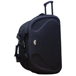 Дорожня сумка на колесах Wallaby 10430 65 л 58x36x35 см Чорна - мініатюра 2