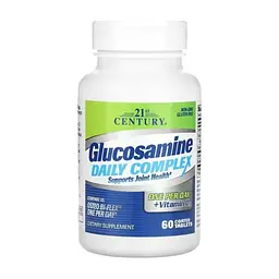 Вітамінно-мінеральний комплекс 21st Century Глюкозамін, Glucosamine Daily Complex, 60 таблеток в оболонці (CEN27708)