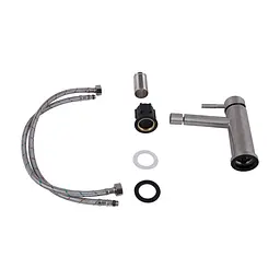 Змішувач для біде Lidz Aria 001AF (k35) LDARI001AFNKS46096 Nickel Нержавіюча сталь - мініатюра 4