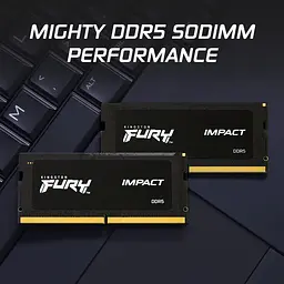 Kingston Пам'ять ноутбука Kingston DDR5 32GB KIT (16GBx2) 6000 FURY Impact XMP - мініатюра 3