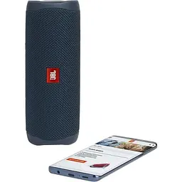 Портативна акустика JBL Flip 5 бездротова синя (JBLFLIP5BLU) - мініатюра 2