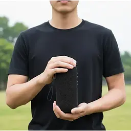 Портативна бездротова Bluetooth-колонка Hopestar P7/10W, Bluetooth, TWS, FM, MP3, AUX, Mic Чорна - мініатюра 5
