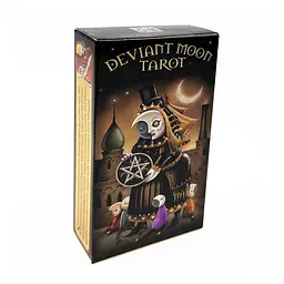 Карти Таро Tarot Deck Божевільного Місяця Deviant Moon Tarot 78 штук у комплекті 10 см