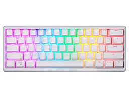 Клавіатура ігрова механічна Motospeed SK-66 Wireless White Hot Swap Gateron Blue