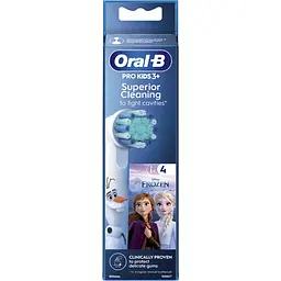 Насадки для електричної зубної щітки Oral-B Kids Крижане серце 4 шт. - мініатюра 2