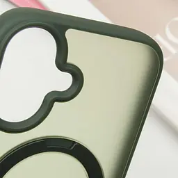 Чохол Ummi Colorful with MagSafe HQ Ring для Apple iPhone 16 (6.1) Green - мініатюра 7