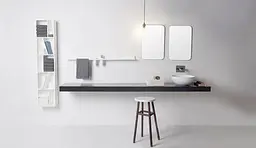 Стільниця кам'яна під умивальник Volle Solid surface 10-40-7503, Коричневий