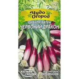 Насіння Цибуля-батун Насіння України Червоний дракон 0.25 г (663450)