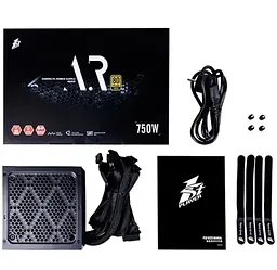 Блок живлення 750 Вт, PS-750AR, Black, 80+ Gold 1stPlayer teh0028823 - мініатюра 5
