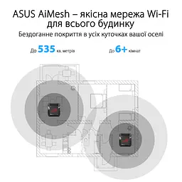 ASUS Маршрутизатор ROG Rapture GT6 2PK black AX10000 3xGE LAN 1x2.5GE WAN 1xUSB 3.2g1 WPA3 OFDMA MESH - мініатюра 7