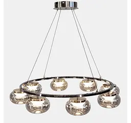 Світлодіодна люстра підвісна Artlight LQ7125-8 з вісьма графітовими плафонами, 50W - мініатюра 6