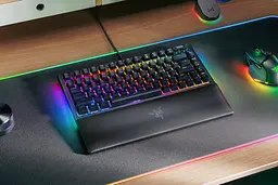 Клавіатура BlackWidow V4 75% RGB 83key Mechanical Tactile Switch GEN-3, USB-A, EN, чорний Razer teh0013910 - мініатюра 8