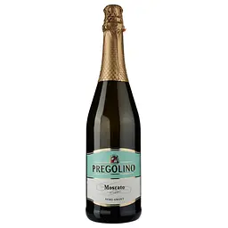 Уцінка. Напій винний слабоалкогольний газований Pregolino Fragola Moscato, білий, напівсолодкий, 8,5%, 0,75 л (478710) 