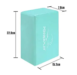 Блок для йоги 2шт. (пара) PowerPlay 7,6x15,2x22,9 см fit0011766 - мініатюра 3