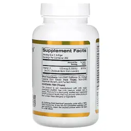 Вітамін D3 California Gold Nutrition 360 желатинових капсул - мініатюра 2