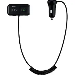 FM-трансмітер Baseus T Shaped S-16 Car Black (CCMT000201) [114563]